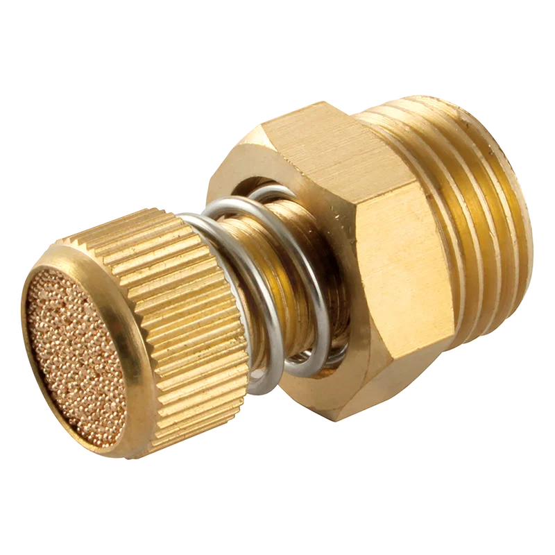 BSPP MALE SILENCER BRASS