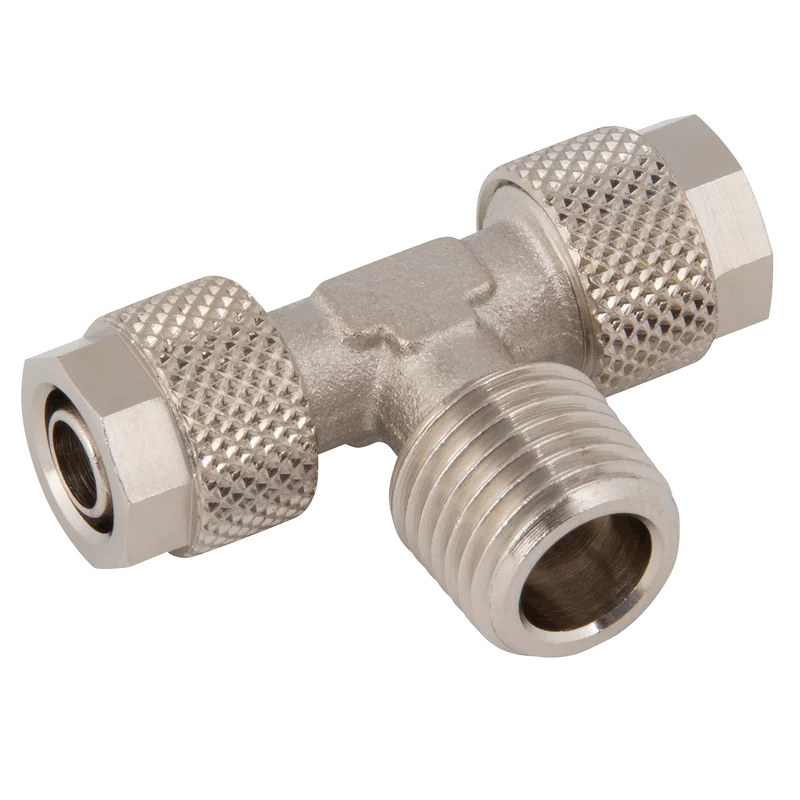 06/04MM   OD X 1/8 BSPT MALE CENTRE TEE