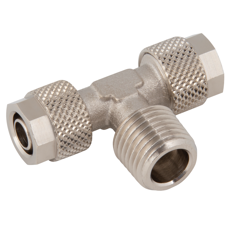 10/08MM   OD X 1/4 BSPT MALE CENTRE TEE