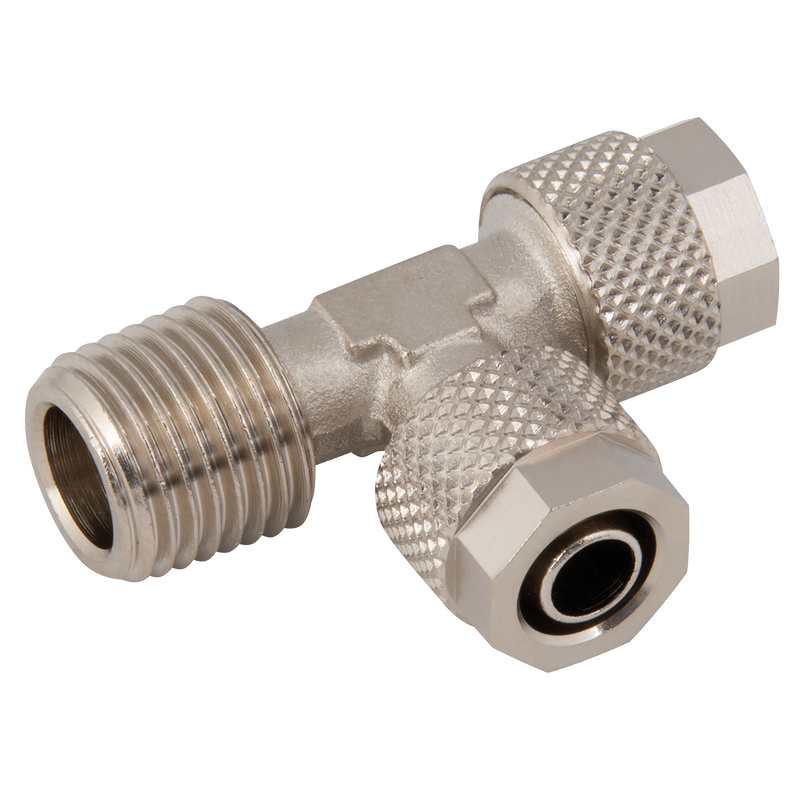 06/04MM OD X 1/4 BSPT OFFSET MALE TEE