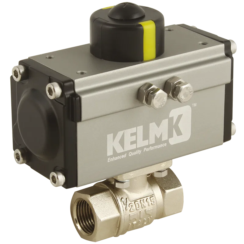 BSPP NP BRASS DA ALUM ACTU B.VALVE