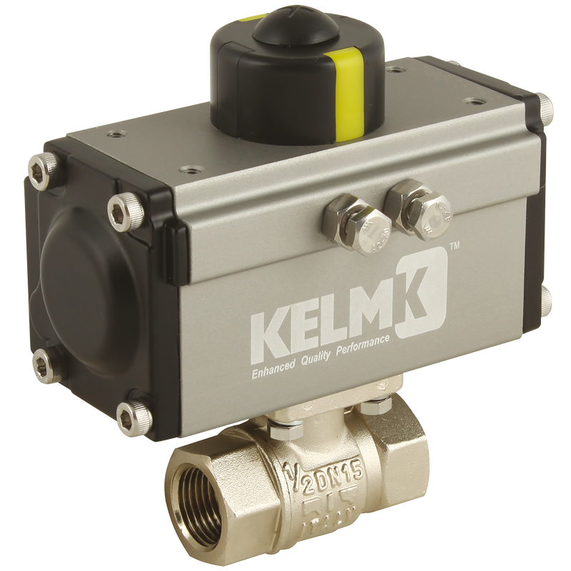 BSPP NP BRASS DA ALUM ACTU B.VALVE