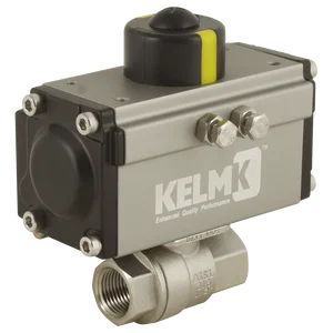 BSPP SS 2 PC DA ALUM ACTU B.VALVE