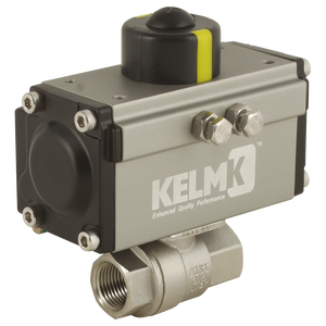 BSPP SS 2 PC DA ALUM ACTU B.VALVE