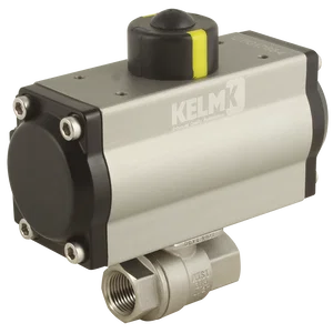 BSPP SS 2 PC SA ALUM ACTU B.VALVE