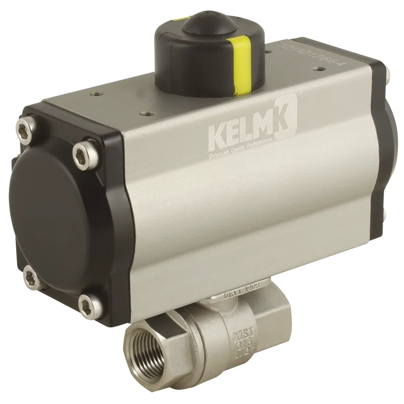 BSPP SS 2 PC SA ALUM ACTU B.VALVE