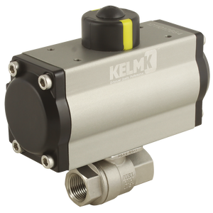 BSPP SS 2 PC SA ALUM ACTU B.VALVE