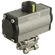 1/4 BSPP SS 3 PC SA ALUM ACTU B.VALVE