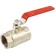 1/4   BSPP BALL VALVE F/F RED LEVER