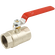 1/4   BSPP BALL VALVE F/F RED LEVER