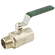 1/4  BSPP BALL VALVE M/F GREEN HANDLE