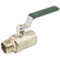 1/4  BSPP BALL VALVE M/F GREEN HANDLE