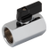 1/2 BSP MINI BALLVALVE F/F BLACK HANDLE