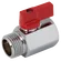1/2 BSP MINI BALLVALVE M/F RED HANDLE