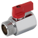 1/2 BSP MINI BALLVALVE M/F RED HANDLE