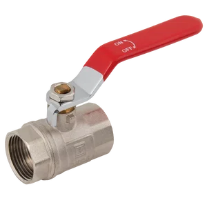LIGHT MODEL BALL VALVE  RED