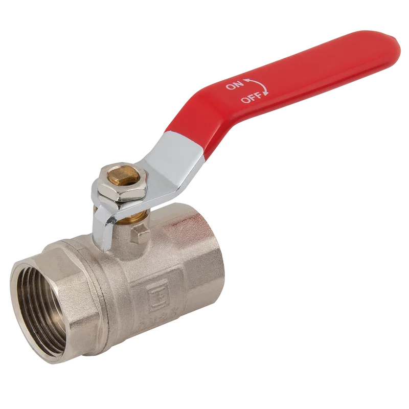 2 LIGHT MODEL BALL VALVE  RED HANDLE
