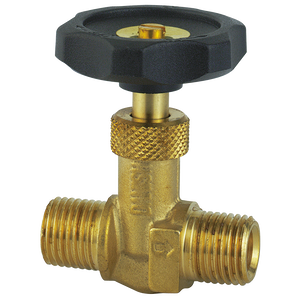 BSPT EQUAL MALE BRASS NEEDLE VALVE
