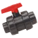 1/2   BSP F/F PVC 10 BAR BALL VALVE