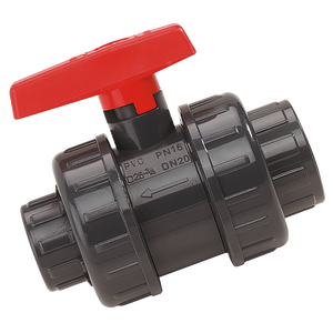 BSP F/F PVC 10 BAR BALL VALVE