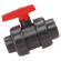 1/2   BSP F/F PVC 10 BAR BALL VALVE