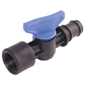 ON BARB BSPP F.BALL VALVE