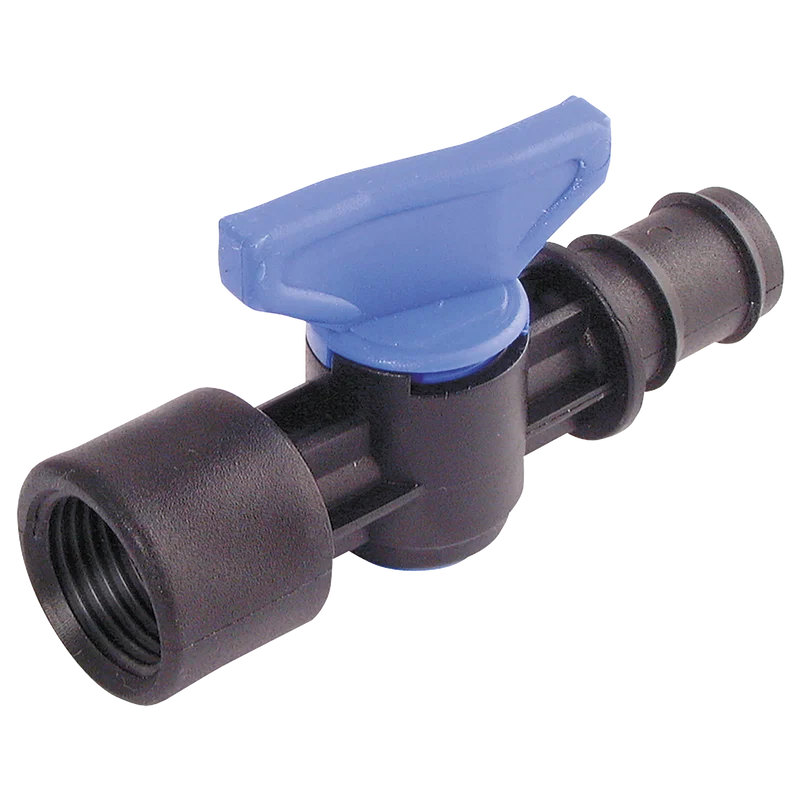 ON BARB BSPP F.BALL VALVE
