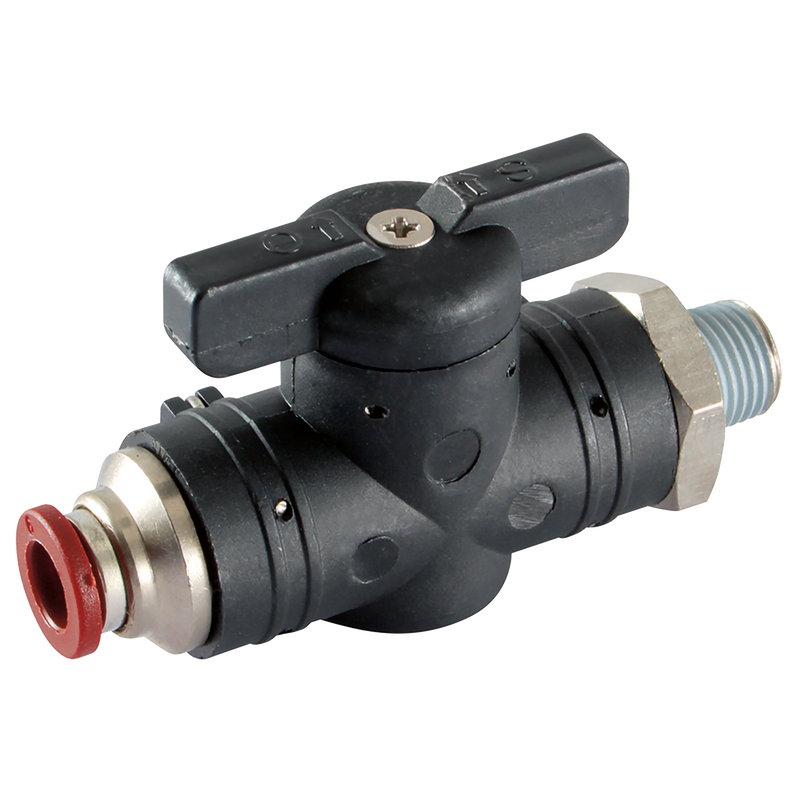 BSPP STRAIGHT BALL VALVE