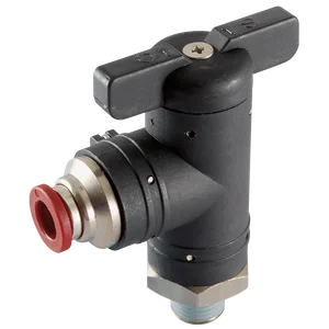 BSPP 90DEG UNION BALL VALVE