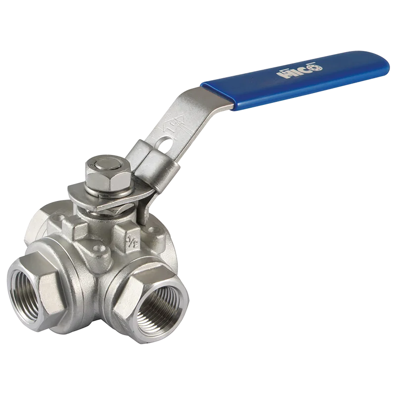 1/4  BSP FEM BALL VALVE 316 L-PORT