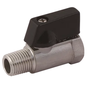 BSPT MALE/FEM MINI BALL VALVE 316
