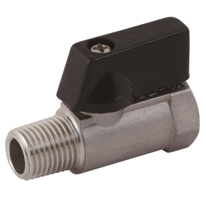 BSPT MALE/FEM MINI BALL VALVE 316