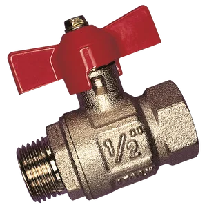 BSP M/FEM BALL VALVE T F/FLOW