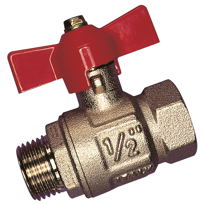 BSP M/FEM BALL VALVE T F/FLOW