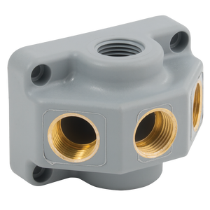 1X1/2 BSPP INLET  3X1/2 BSPP OUTLETS