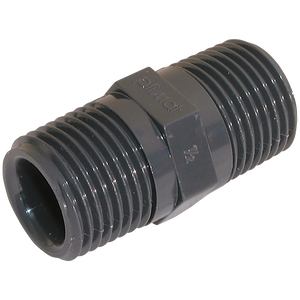 BSP MALE EQUAL NIPPLE PVC