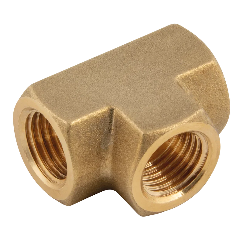 BSPT BRASS FEMALE TEE BLOCK EQUAL