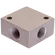 1/2 BSP EQUAL FEMALE CROSS ALUMINIUM