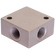 1/2 BSP EQUAL FEMALE CROSS ALUMINIUM