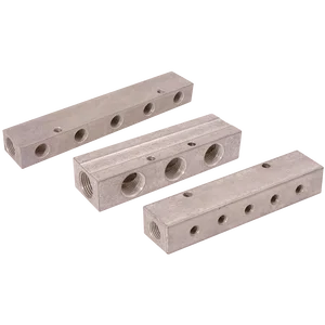 MAINFOLD 1/8 BSP X 2 X M5METRIC 6X1ROW