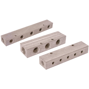 MAINFOLD 1/8 BSP X 2 X M5METRIC 6X1ROW