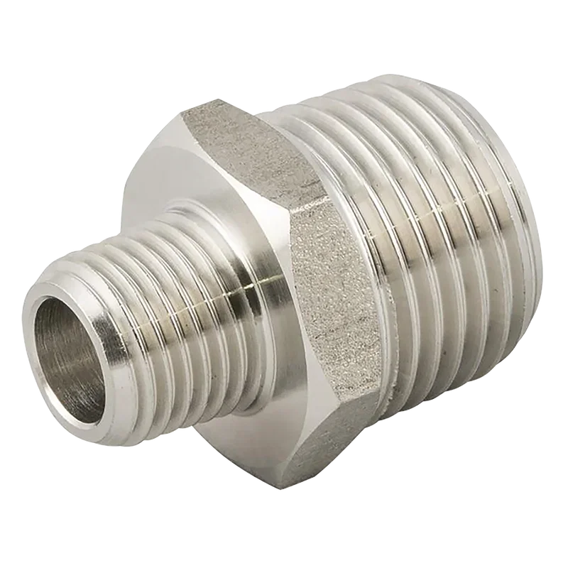 BSPT MALE NIPPLE ST.STEEL