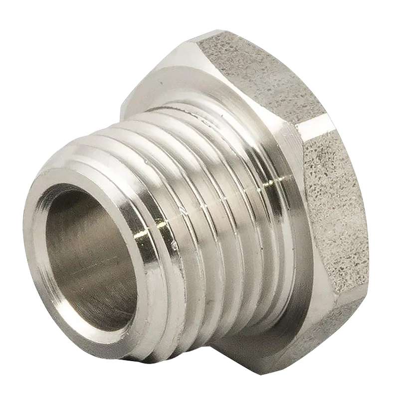 BSPP HEX HEAD BLANK PLUG ST.STEEL