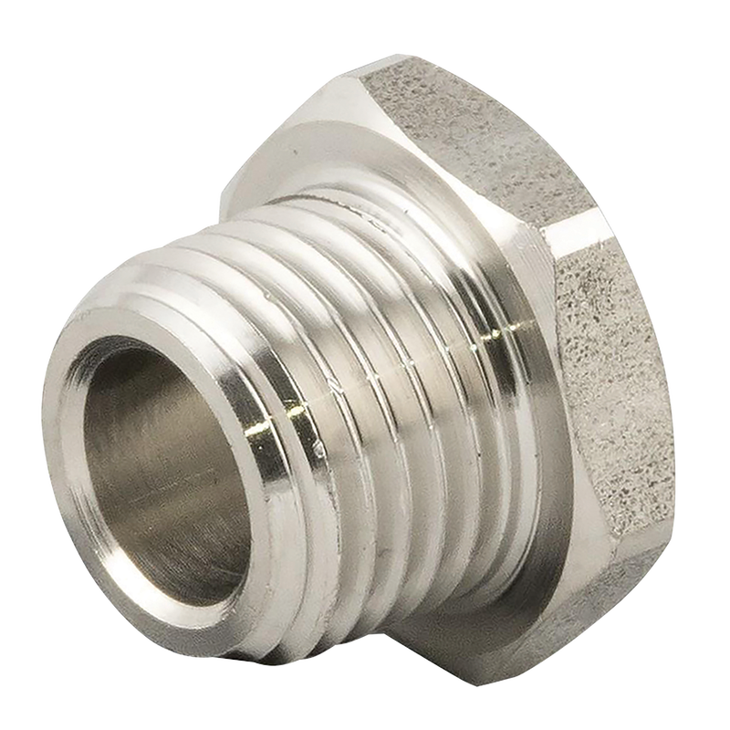 1/4 BSPP HEX HEAD BLANK PLUG ST.STEEL