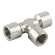 1/4  BSPP FEMALE EQUAL TEE ST.STEEL