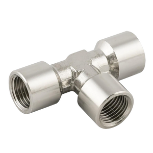 BSPP FEMALE EQUAL TEE ST.STEEL