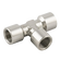 1/4  BSPP FEMALE EQUAL TEE ST.STEEL