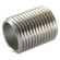 1     BSPP CLOSE NIPPLE ST/STEEL 316