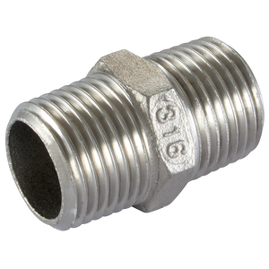 EQ. NIPPLE ST. ST. 150LBS NPT