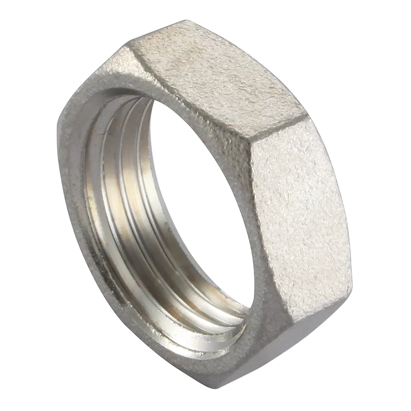 BSP FEM HEX LOCKNUT ST/STEEL 316